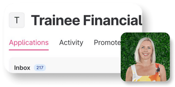 Trainee financial planner applications